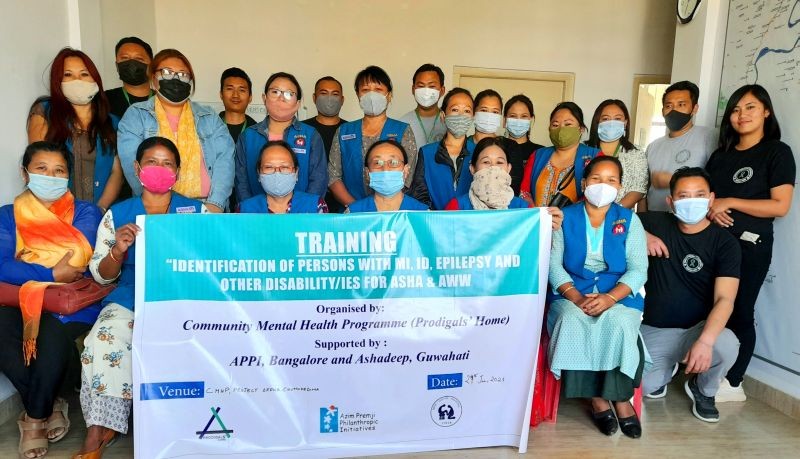 The second batch of ASHAs with the organizers at the Prodigals' Home project office in Chümoukedima on January 29.